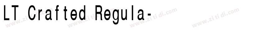 LT Crafted Regula字体转换